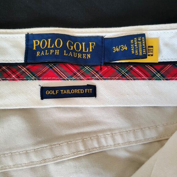 NWT $125 Mens Polo Ralph Lauren Size 34x34 Color Beige Golf Pants - Picture 5 of 10